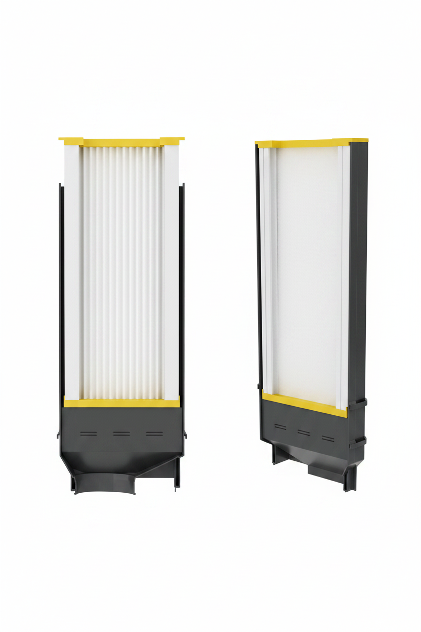 Diagram of Polar Pro Traditional Pleated filter insert media