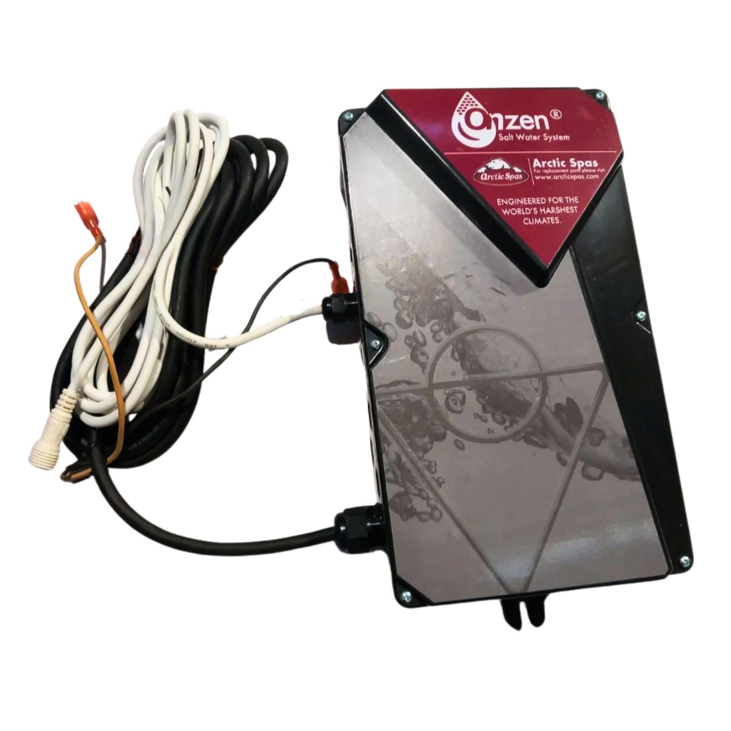 Onzen Salt Water Generator installed in an Arctic Spa hot tub