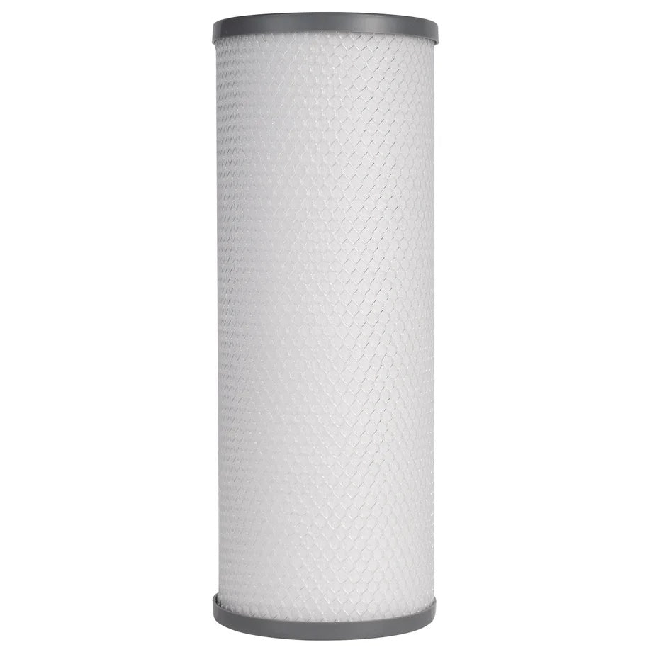 Bare Silver Sentinel drop-in filter with flat grey end caps