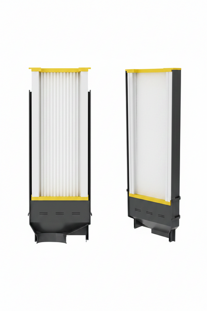Diagram of Polar Pro Traditional Pleated filter insert media