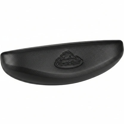 Black replacement spa pillow with Arctic Spas logo for Core Series Orion and Lunar hot tubs