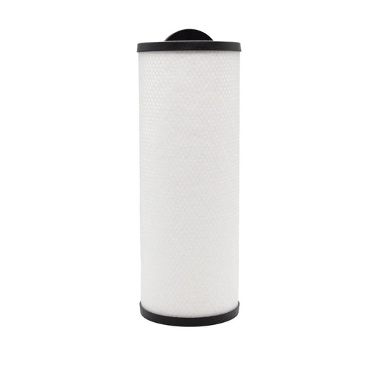 Single Atlantis thread-in filter with black end caps and threaded top fitting