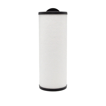 Single Atlantis thread-in filter with black end caps and threaded top fitting