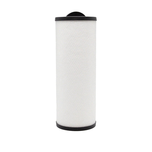 Single Atlantis thread-in filter with black end caps and threaded top fitting