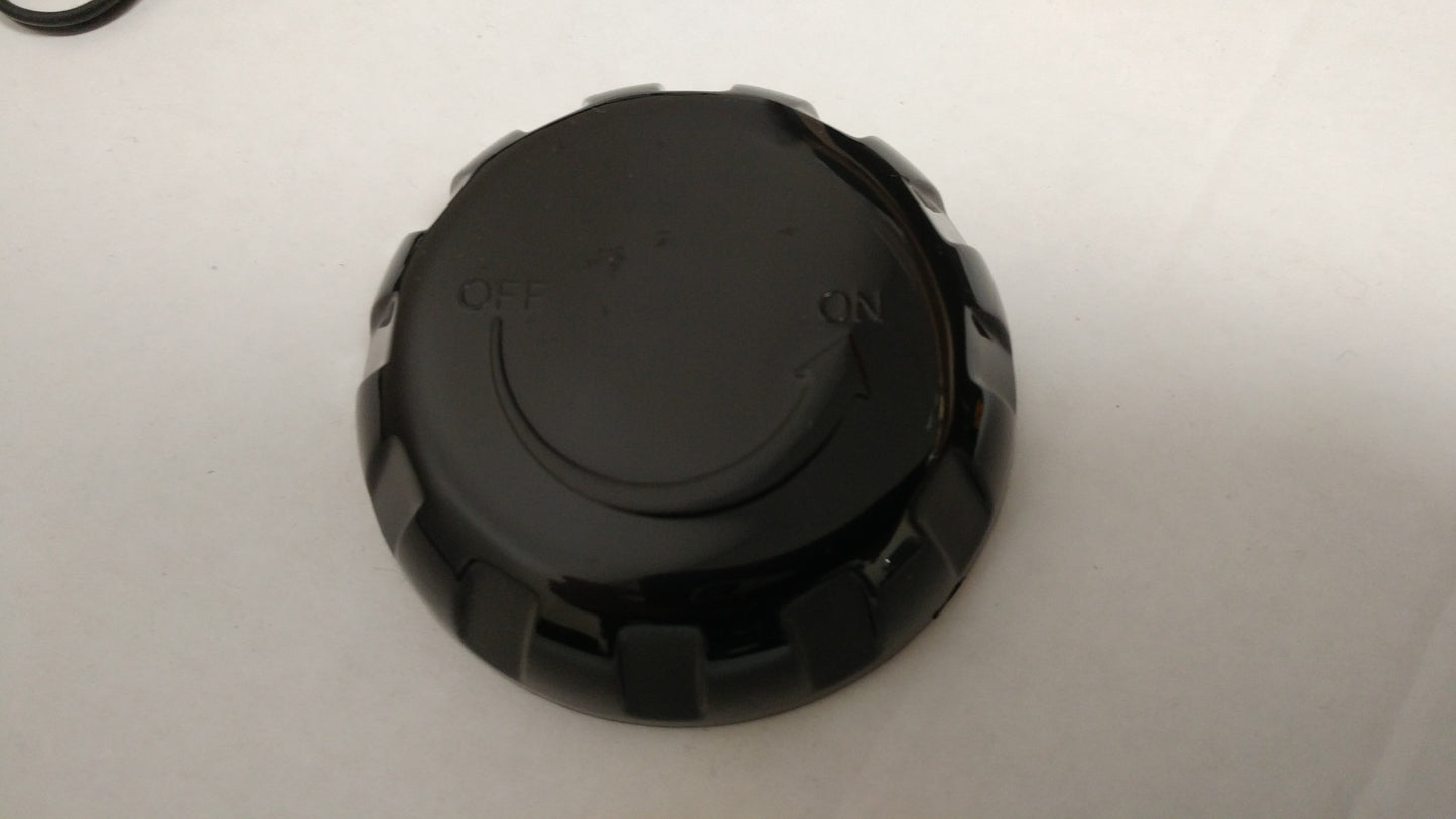 Air Control Cover Black Round