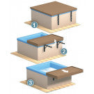 Cover Lifter Roller Shelf